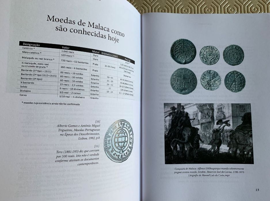 Numismatica - Caderno: As Moedas desconhecidas de Malaca