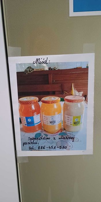 Sprzedam miód prawdziwy