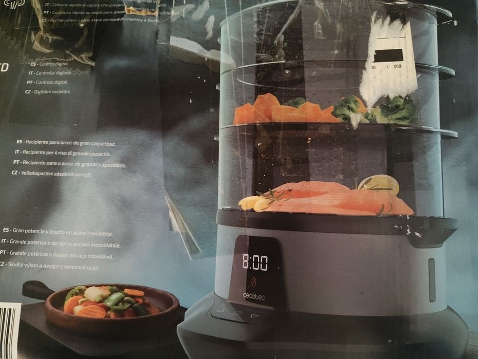 Vaporizador de alimentos Cecotec Vapovita3000