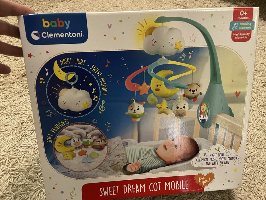 Новий мобіль «Sweet Dreams», іграшки на дитяче ліжечко
