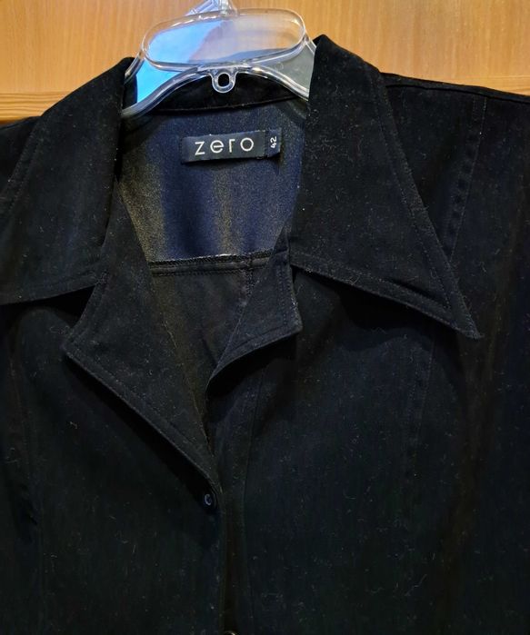 Czarna damska koszula rozpinana firmy ZERO , rozmiar XL