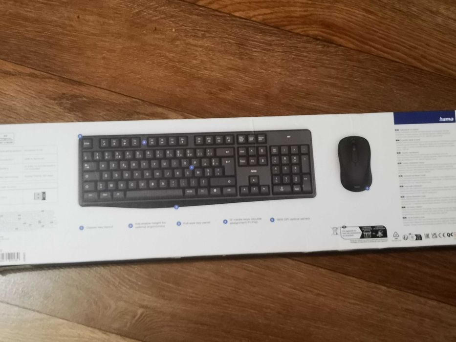 Комплект клавіатура та мишка бездротова  hama