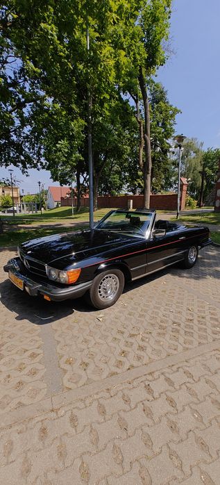 Auto samochód do ślubu Mercedes SL 380 R107 V8