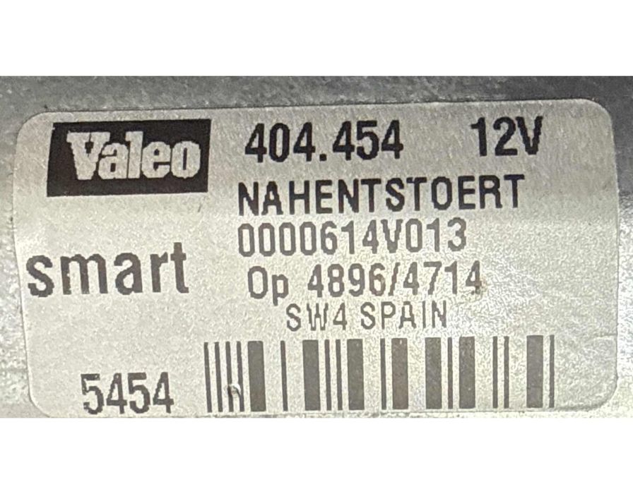 Motor Limpa Vidros Trás 0000614V013 - SMART FORTWO Coupé