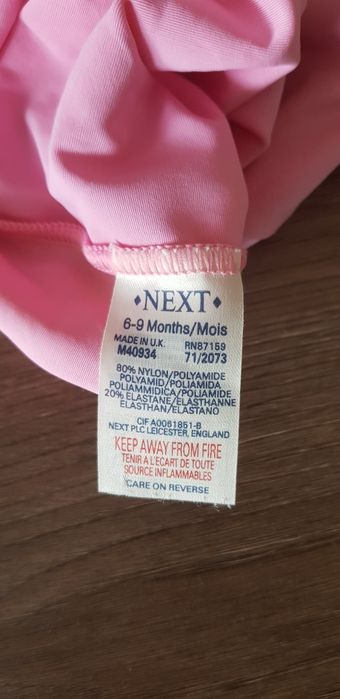 Strój kąpielowy dla dziewczynki 6-9 m.
