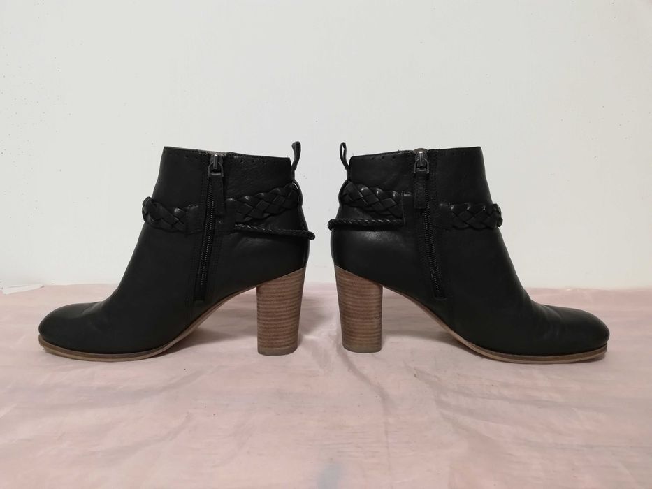 Buty botki skórzane Ecco rozmiar 40 wkładka 26 cm