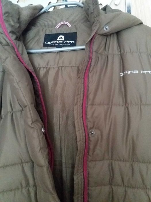 Płaszcz pikowany zimowy damski ALPINE PRO