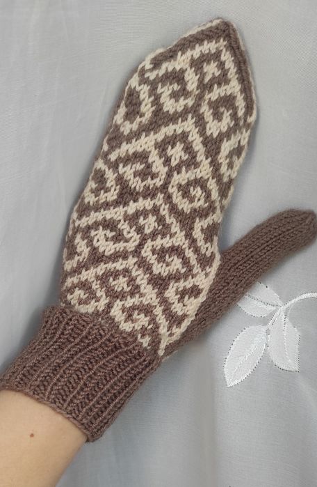 Рукавички вязаные