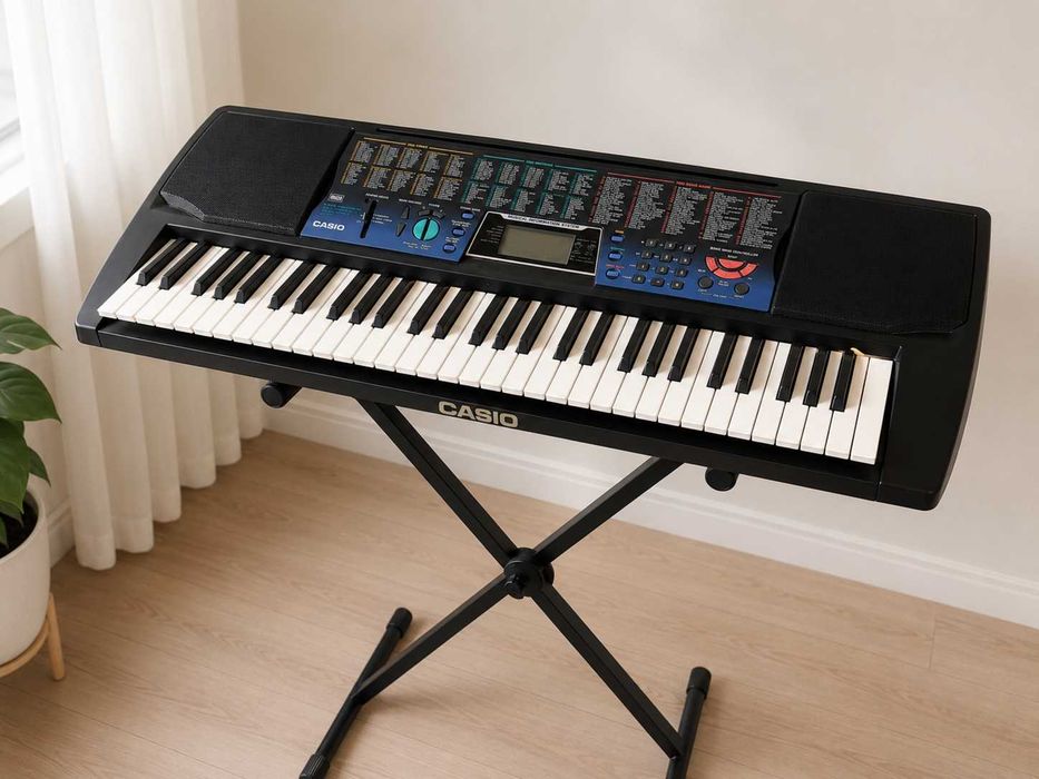 Teclado eletrónico Casio CTK-511 – 61 teclas, MIDI e Song Bank