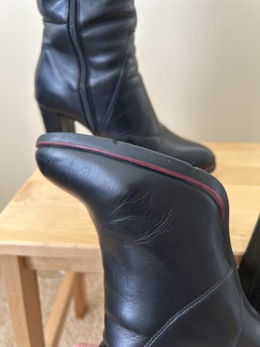 Kozaki damskie skórzane - rozm. 37 Wojas