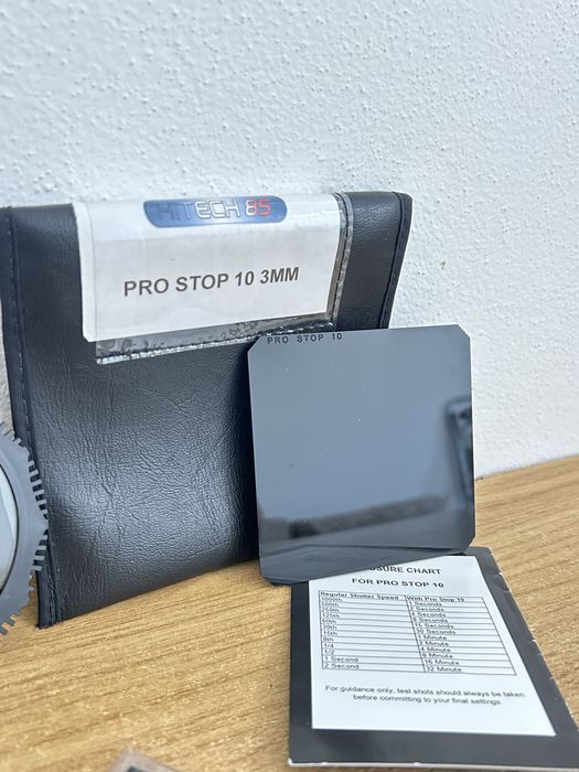 Kit Profissional Hitech 85mm – Holder + Filtro ND 10 Stops + CPL + Filtros Graduados