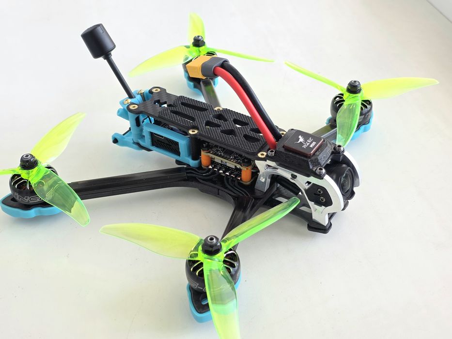 FPV дрон (квадрокоптер) Mark-5 DC O3 Air Unit, ELRS GPS, Цифра DJI O3 або DJI O4 Pro