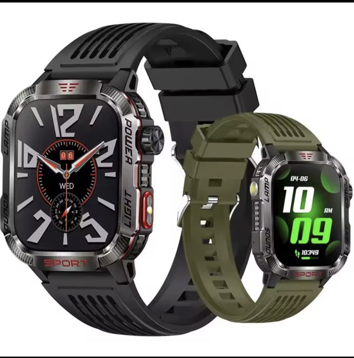 HT29 inteligentny zegarek latarka LED lampa-kompas