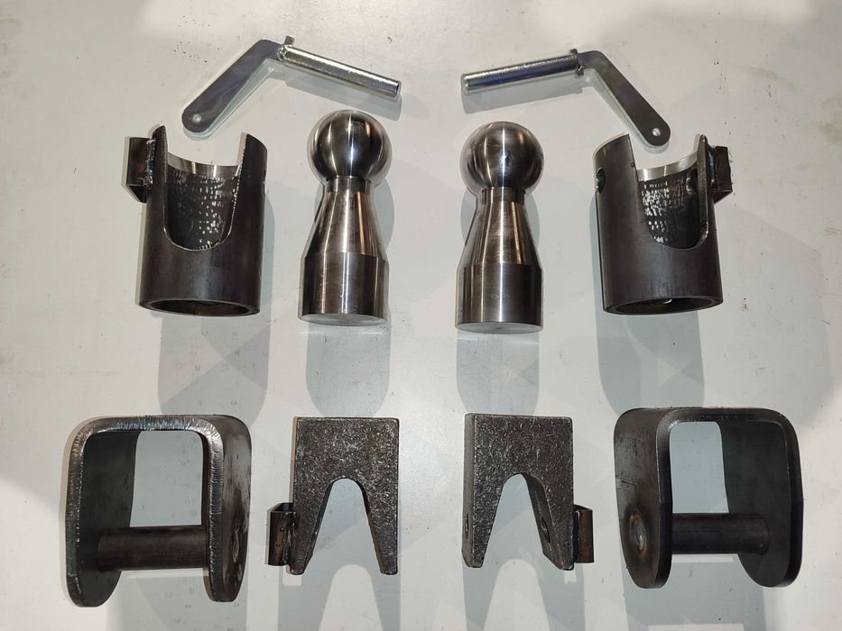 Zestaw wywrotu na 3 strony do 16ton kule fi80 widełki PROMOCJA !!!