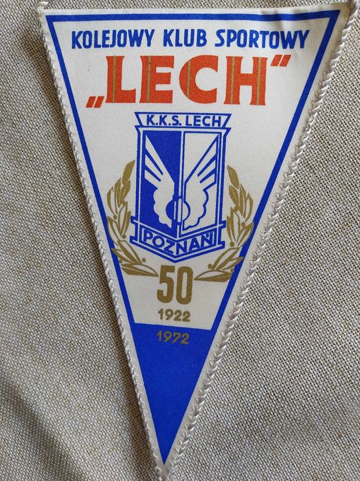 okolicznościowy proporzec lecha z 1972 r.