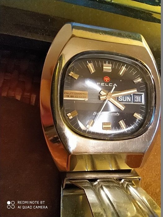 Szwajcarski Felca automatic Golden Sands 25 jewels