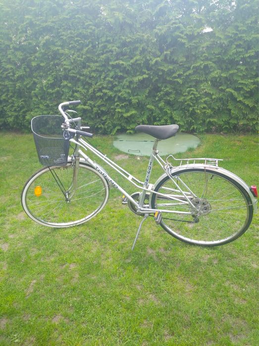 Rower damka z koszykiem