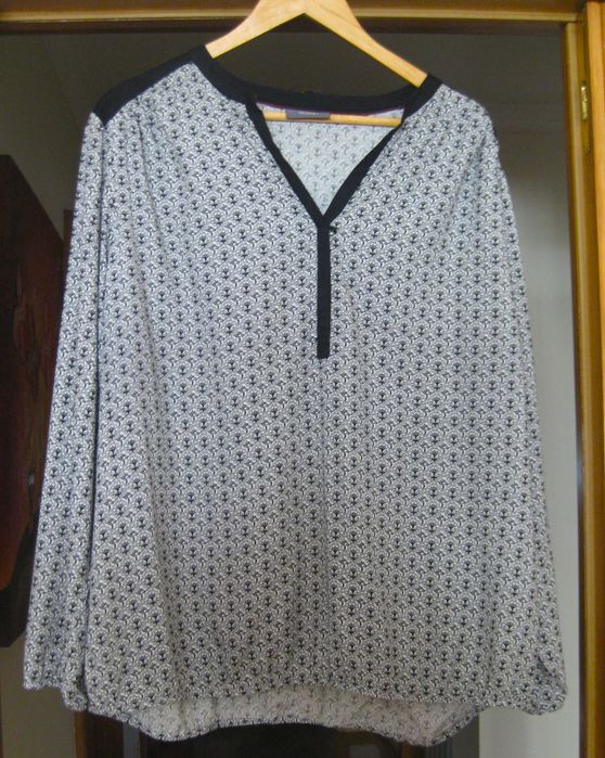 Blusa de Manga Comprida Rosa XL