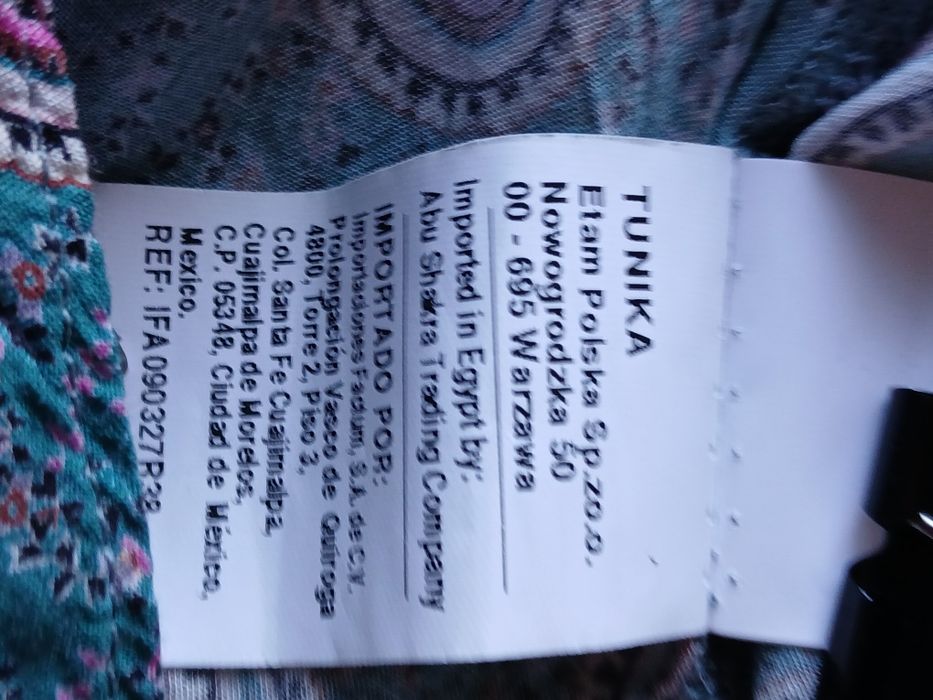 Piękna  tunika damska L