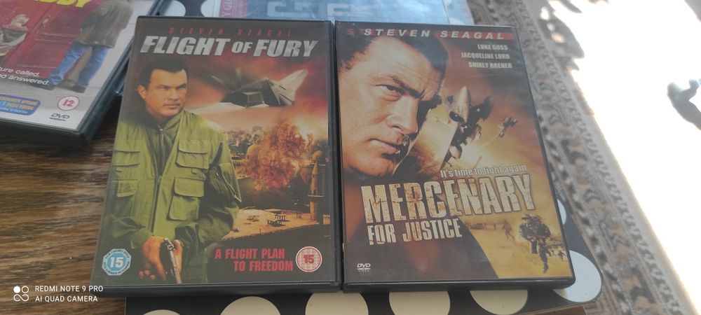 Dwa filmy DVD z Seagalem