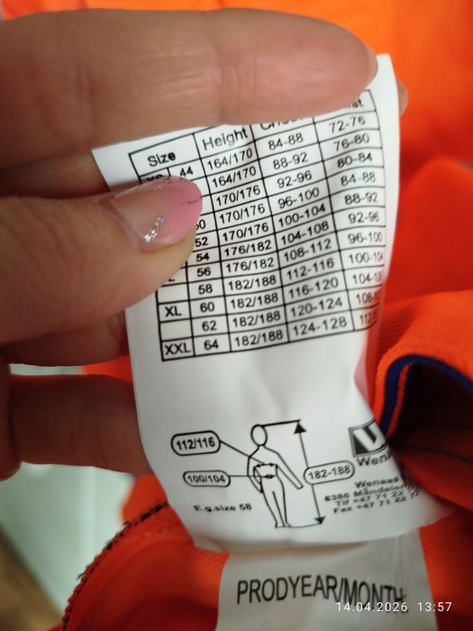 Bluza kurtka robocza ostrzegawcza