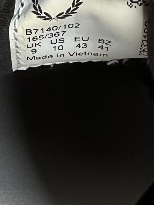 Sapatilhas orginais Fred Perry