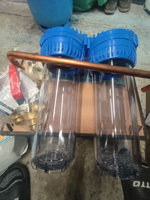 Sprzedam zestaw 2 korpusów do oczyszczania wody nowy