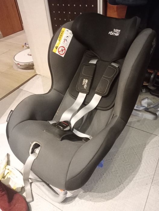 KATOWICE Fotelik RWF Britax MAX WAY Plus tyłem Storm Grey