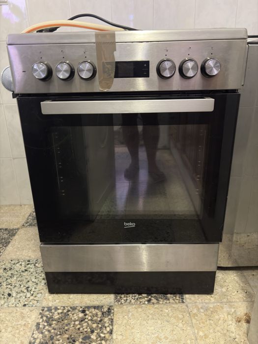 Fogão Beko FSM62320DXS Inox – Forno Elétrico + Placa a Gás