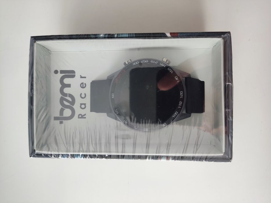 NOWY smartwatch Bemi Racer RC1 czarny zegarek IP67 tętno tlen