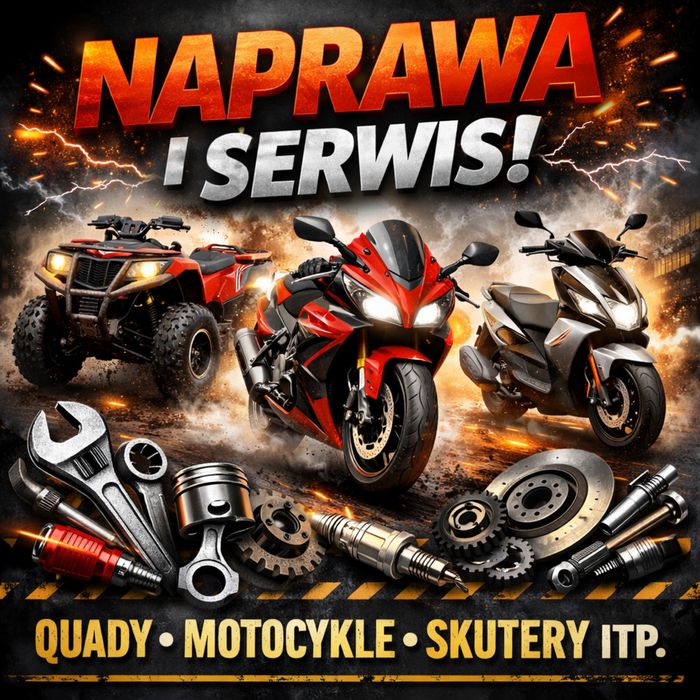 SERWIS I NAPRAWA motocykli, skuterów, quadów atv IMPERIAL GARAGE 24h