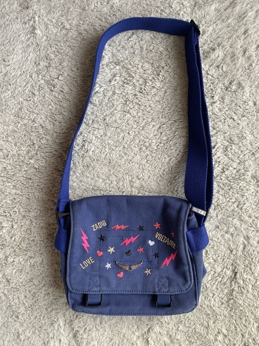 Mala bolsa de ganga Zadig e Voltaire bordada love yourself