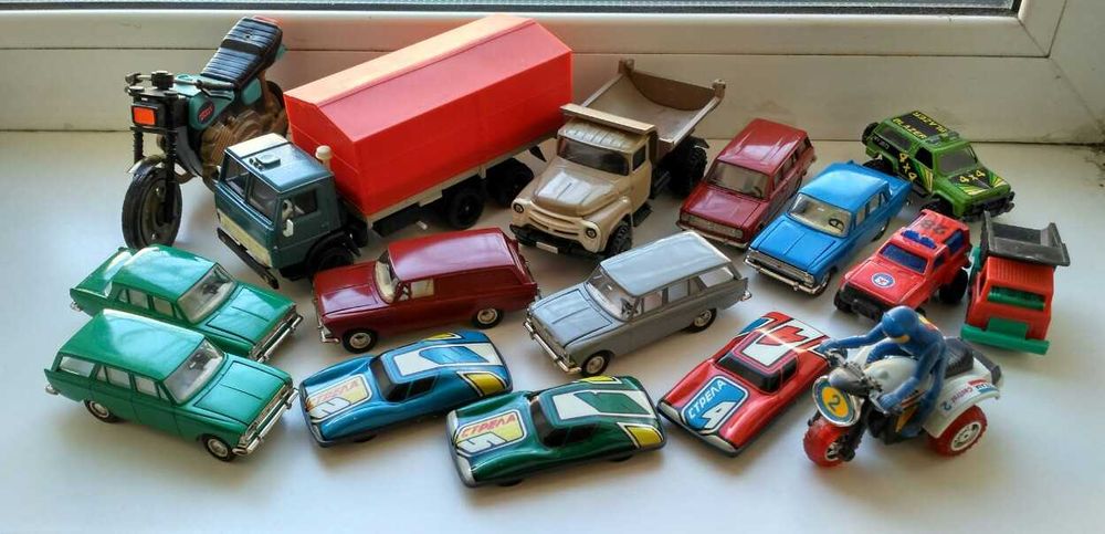 Машинки СССР мото грузовые спортивные авто ЗАЗ Жигули ВАЗ