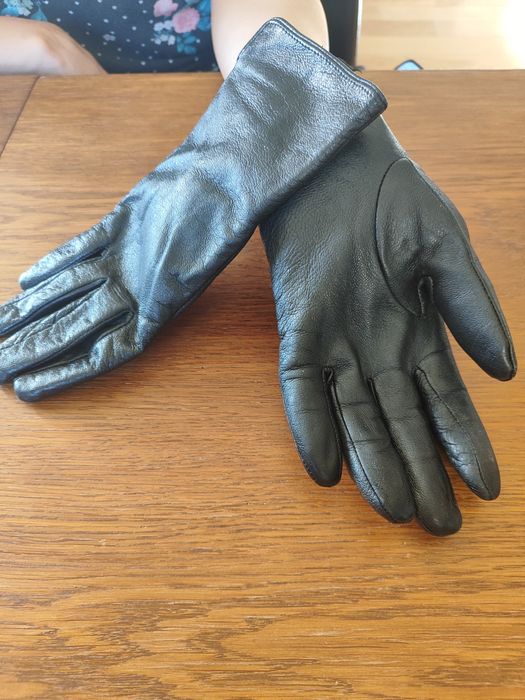 skórzane rękawiczki rozmiar s