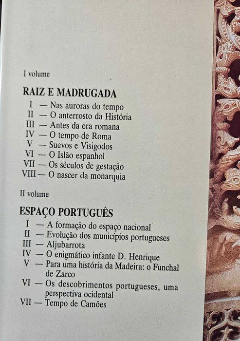 Livro de José Hermano Saraiva - Raiz e Madrugada e Espaço Português