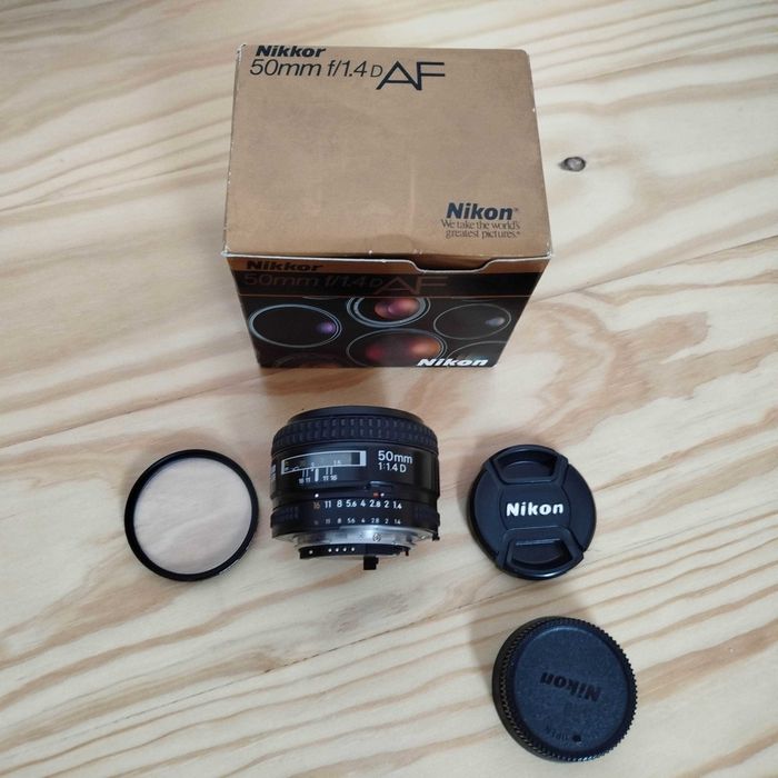 Lente Nikon AF Nikkor 50mm f/1.4 D AF