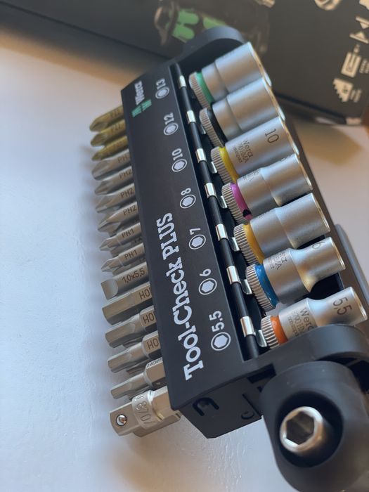 Wera 056490 39pce 1/4"Dr Tool Check Plus Набор инструментов