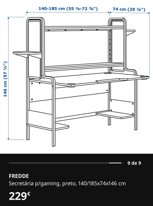 Secretaria Fredde IKEA - Excelente estado