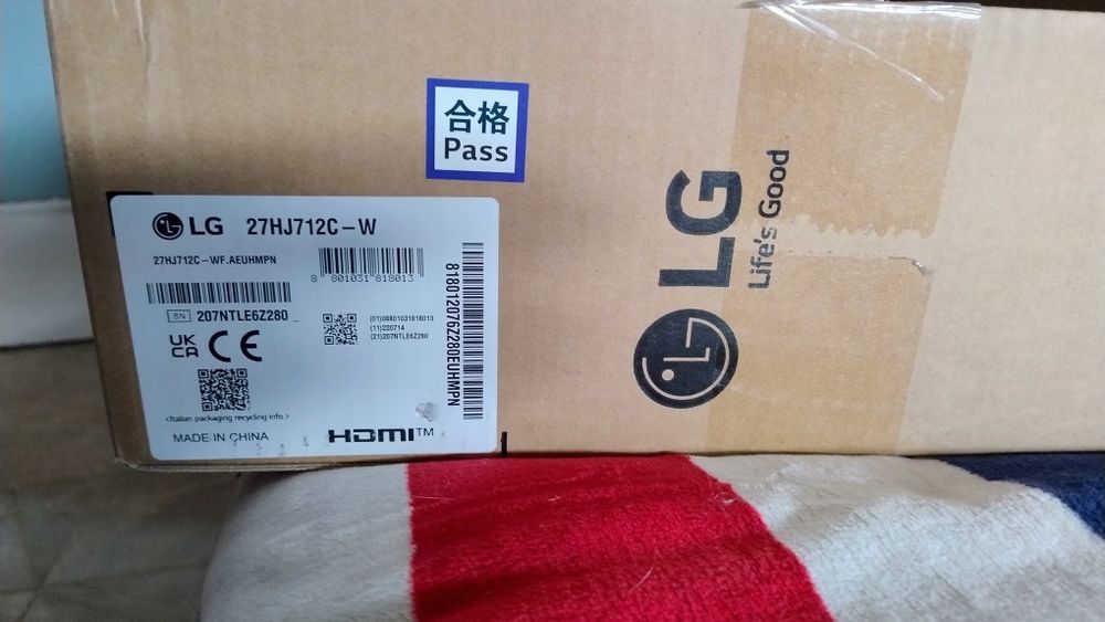 LG monitor 27 branco