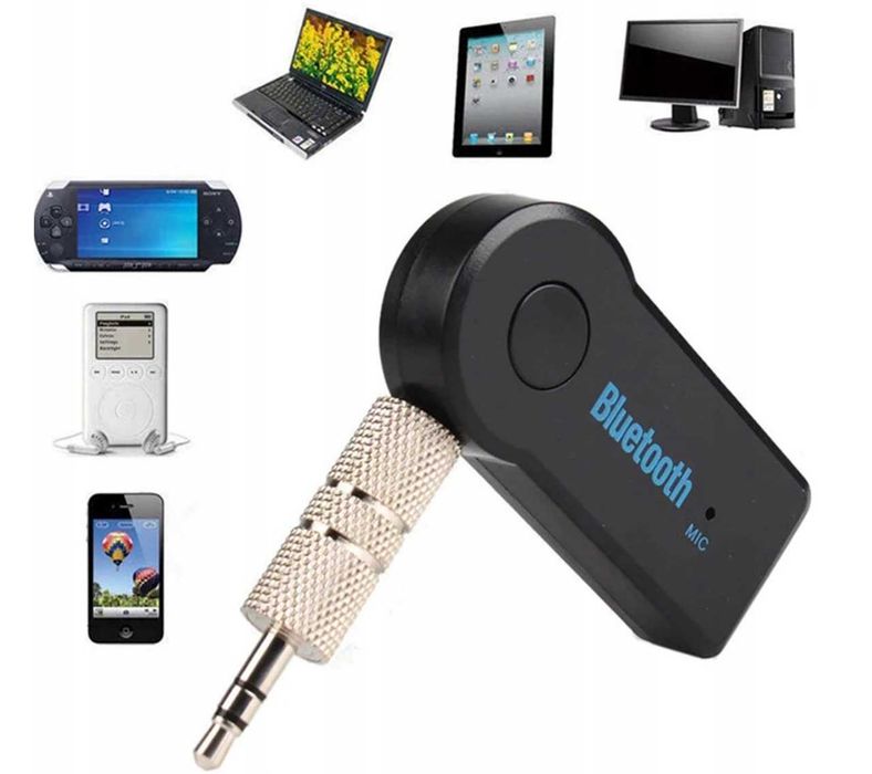 ODBIORNIK ADAPTER transmisja dźwięku mikrofon BLUETOOTH aux minijack