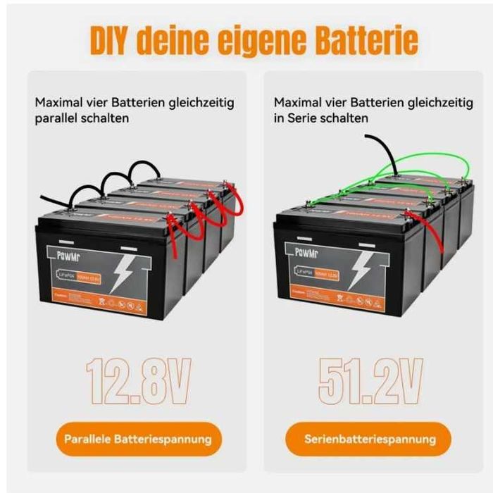Lifepo4 недорого - 100ah 12v powmr