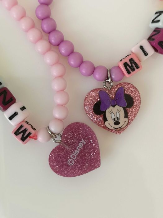 Zestaw bransoletek dziewczęcych Myszka Minnie