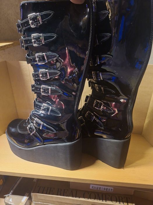 Punkowe buty damskie