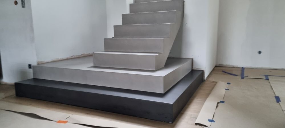 Mikrocement schody posadzki