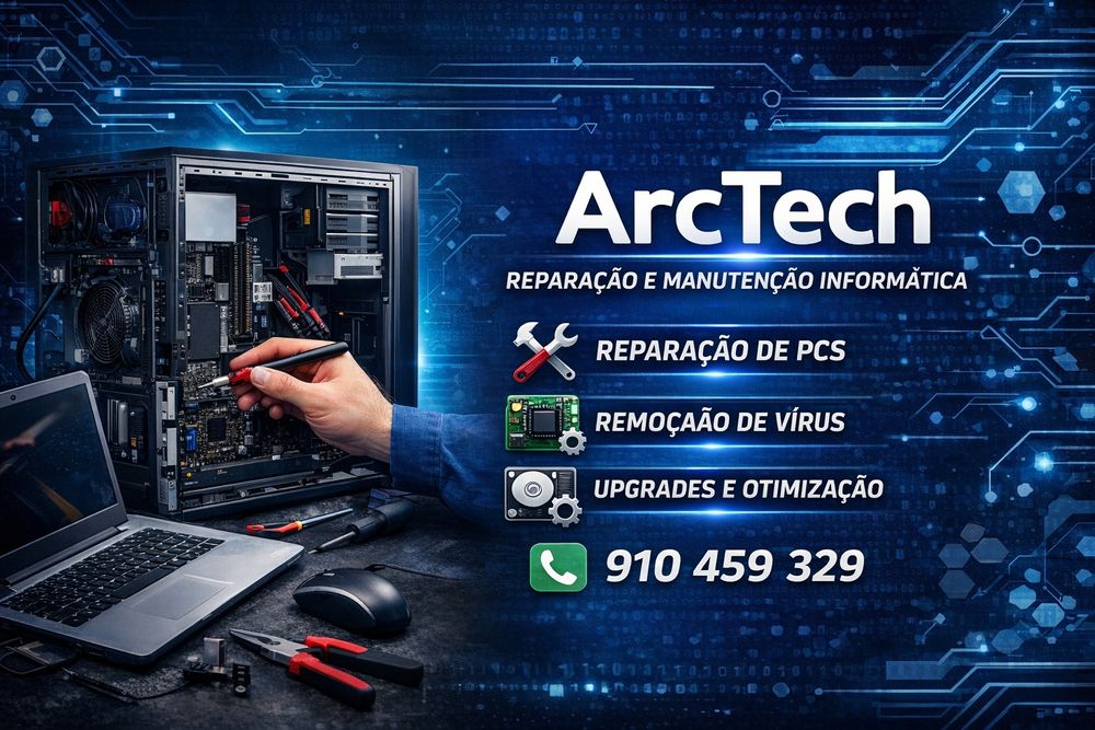 Reparação e manutenção de computadores