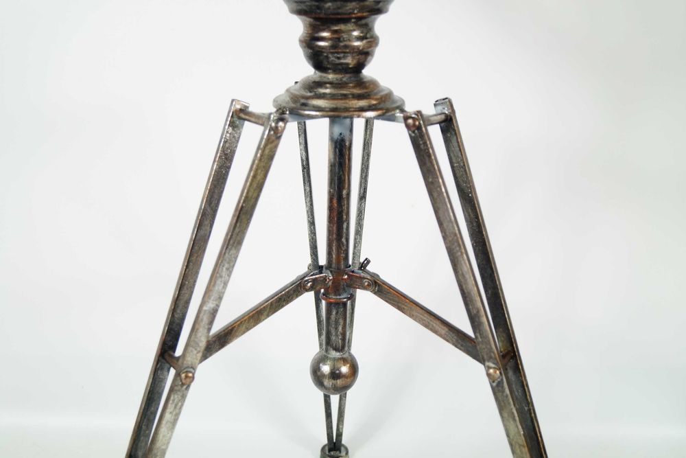 Duży stojący lampion glamour KULA stojak retro