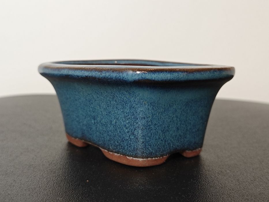 Vaso para bonsai azul