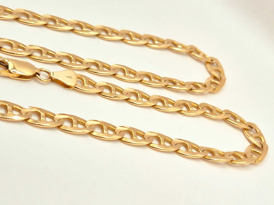 JAK NOWY! Złoty łańcuszek 585 (14K) 61cm GUCCI