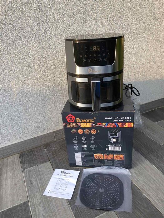 аерогриль аерофритюрница  мультипіч фритюрниця аерогріль Domotec 2тени