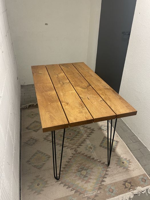 Biurko stół loft dębowe